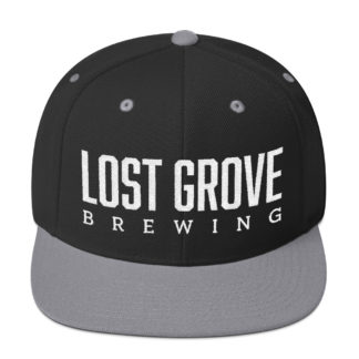 Lost Grove Brewing Logo Flat Bill Snapback Hat