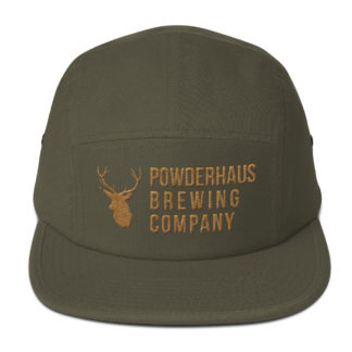 Powderhaus Brewing Logo 5 Panel Strapback Hat