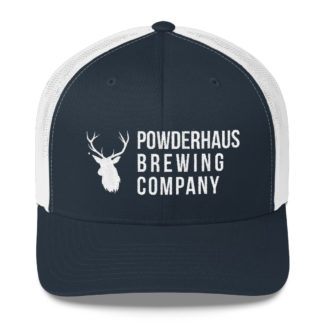 Powderhaus Brewing Logo Mid Profile Trucker Hat