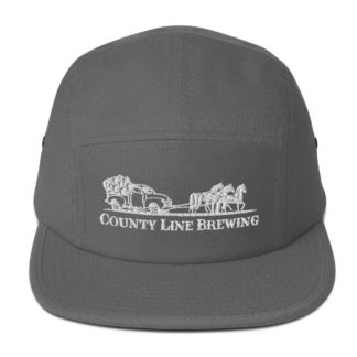 County Line Brewing Five Panel Strapback Hat