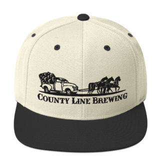 County Line Brewing Flatbill Snapback Hat