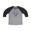 Broken Horn Brewing Unisex Tri-Blend 3/4 Raglan T Shirt - Image 3