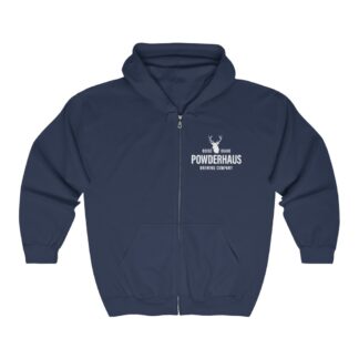 Powderhaus Brewing Men's Zip Hooded Sweatshirt